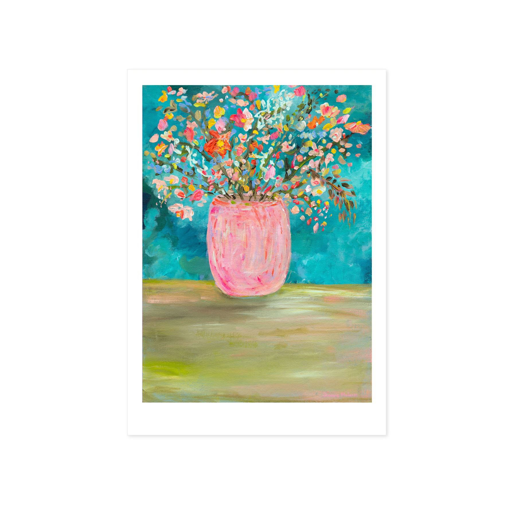 The delicate petals swayed and the gentle scent drifted in the air | Limited Edition Giclée Print